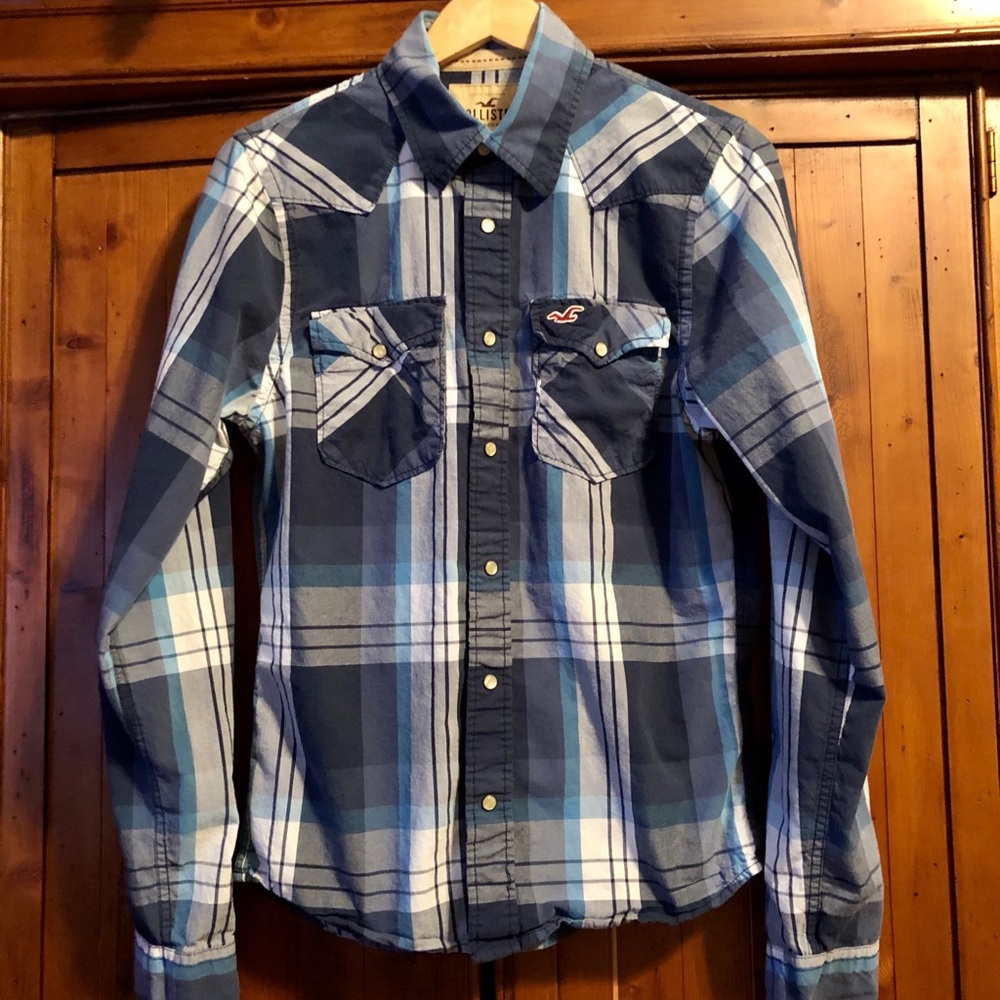 Men’s Hollister Long Snap Front Shirt